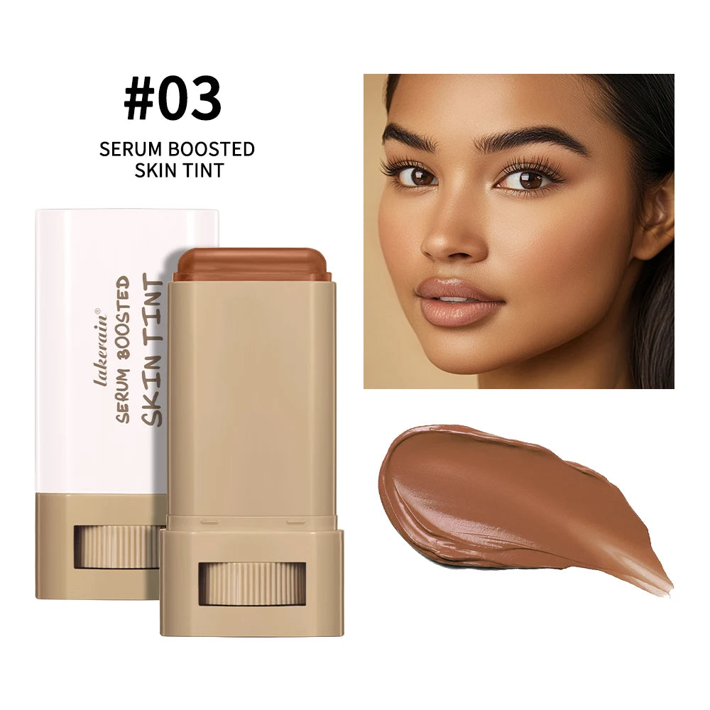 Stick Foundation Balm Serum - Boosted Skin Tint & High Coverage