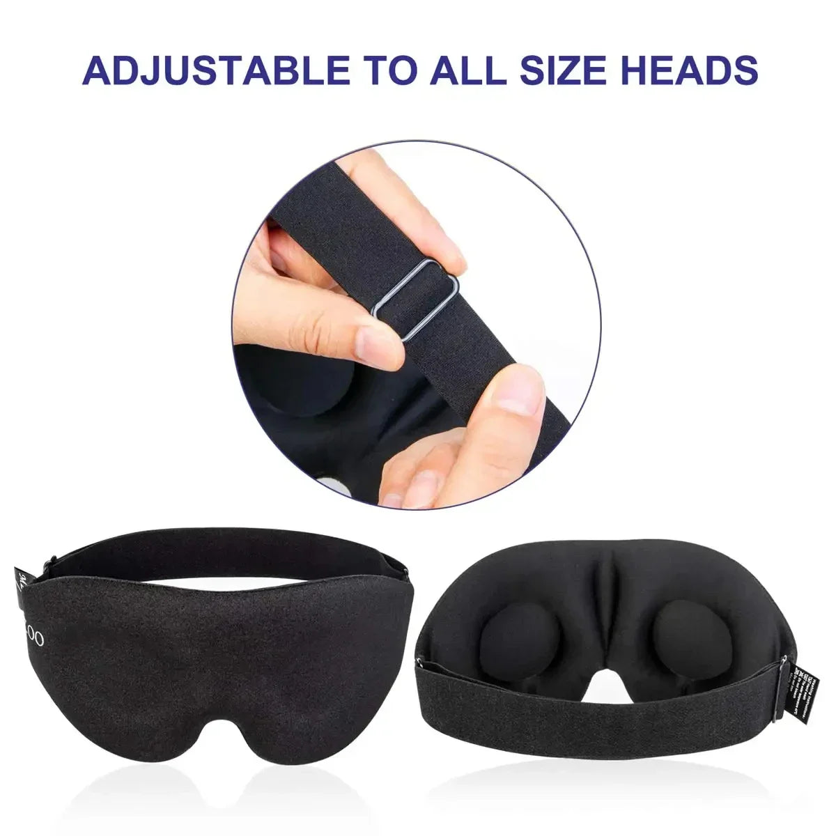 Sleep Better with the 3D Contoured Eye Mask!