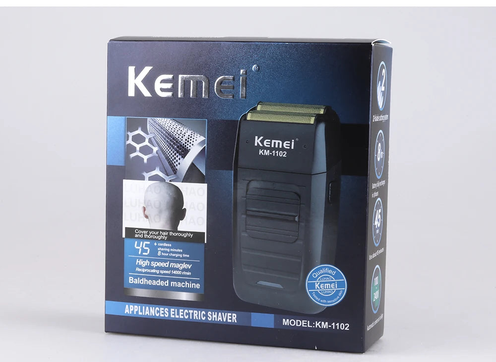 Kemei Rechargeable Cordless Shaver for Men – KM-1102