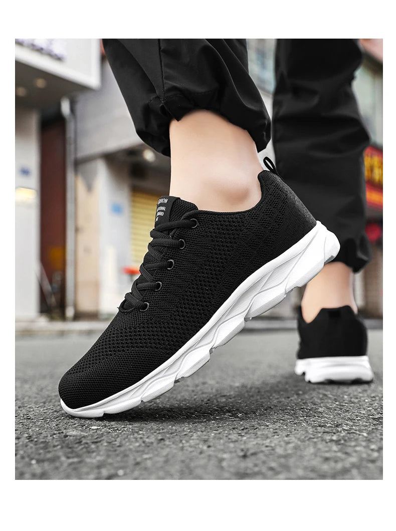 Men's Lightweight Breathable Casual Sneakers – Summer Running Shoes