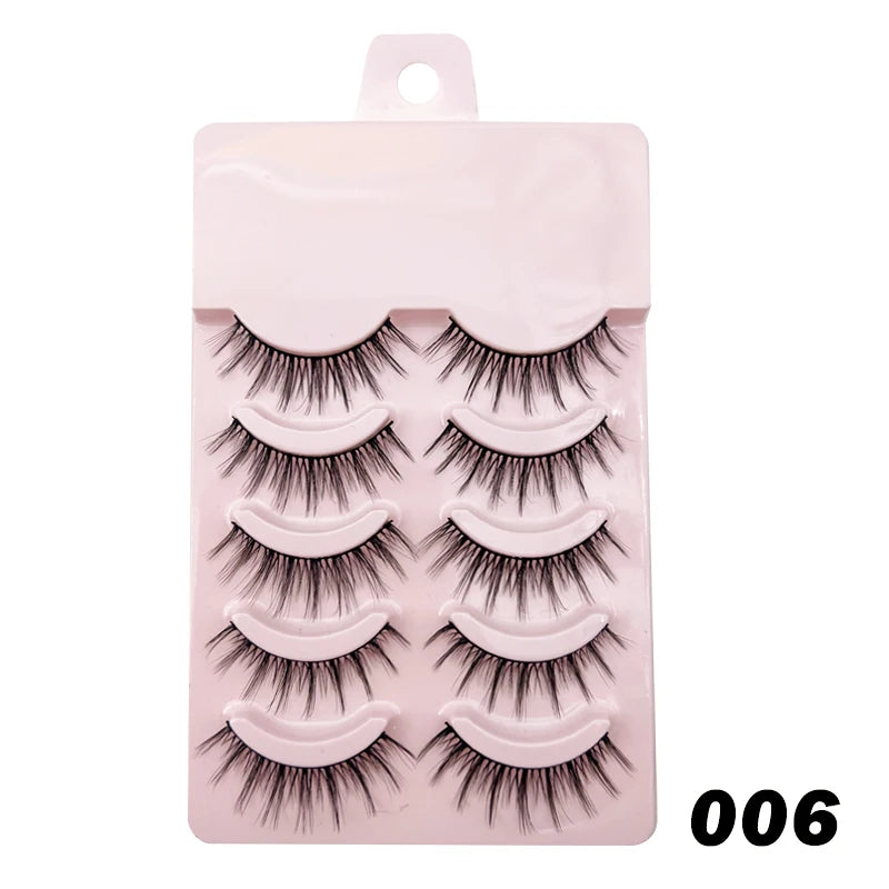 New Manga Lashes - Soft Natural Thick False Eyelashes