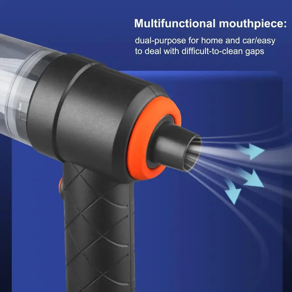 Wireless Car Vacuum Cleaner – 6000Pa Strong Suction