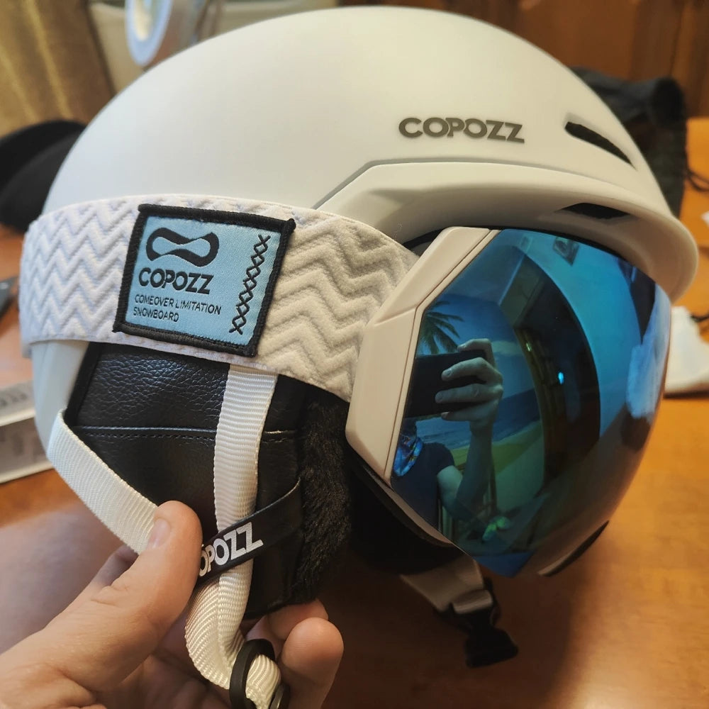 COPOZZ Ski Helmet – Half-Covered Safety Helmet