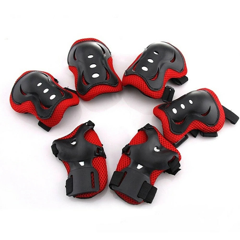 7PCS Kids Protective Gear Set – Knee & Elbow Pads with Wrist Guards