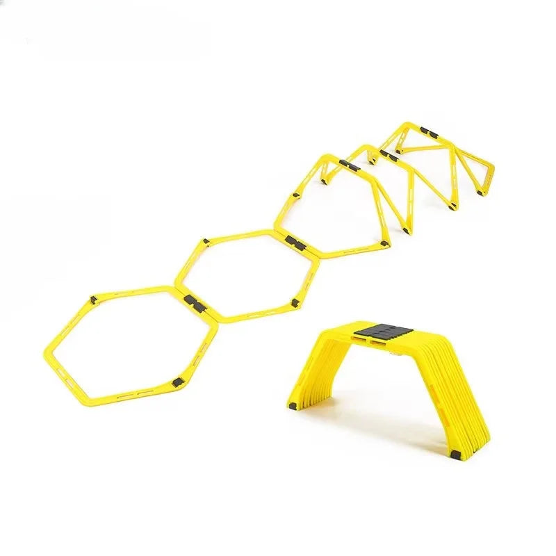 6Pcs Agility Hurdles Set – Football & Soccer Footwork Training Rings