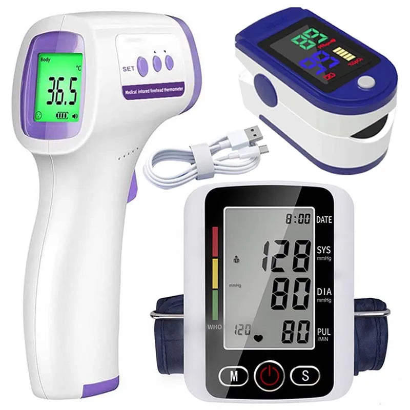 Portable Health Care Pulse Meter BP Monitor