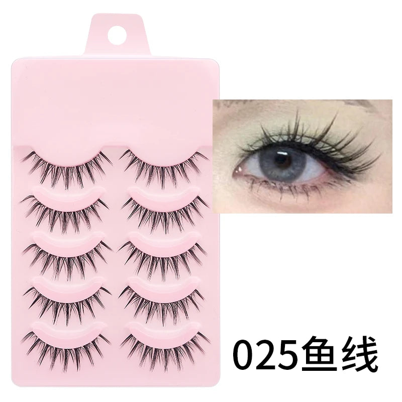 New Manga Lashes - Soft Natural Thick False Eyelashes
