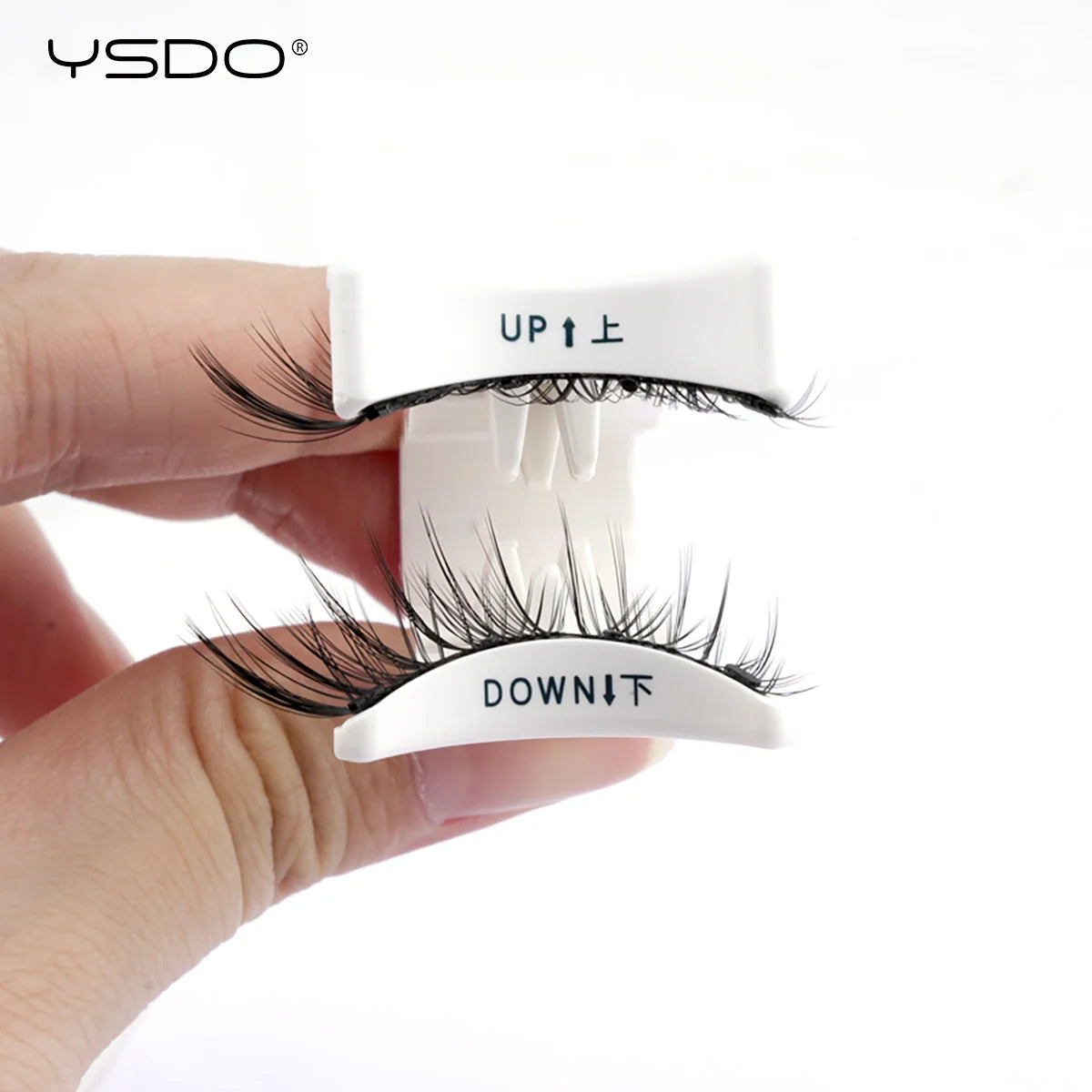 1 Pair Magnetic 3D Lashes – No Glue, Reusable, Handmade