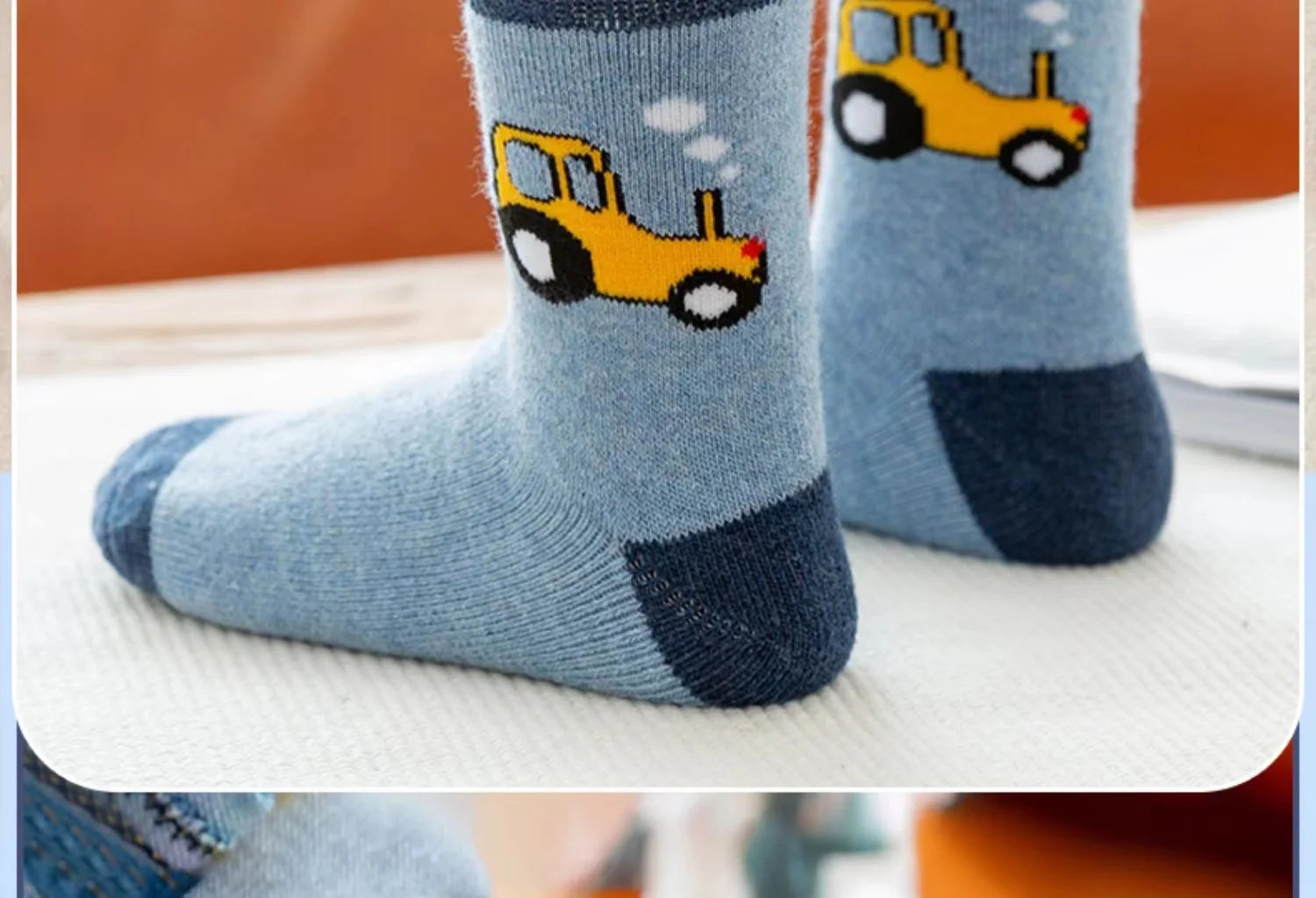 5 Pairs Terry Socks for Children: