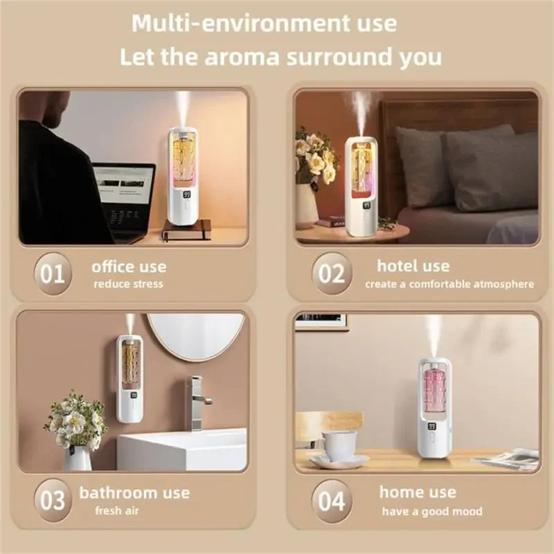 Aroma Diffuser Humidifier – Essential Oil Aromatherapy Machine for Bedroom, Bathroom & Hotel
