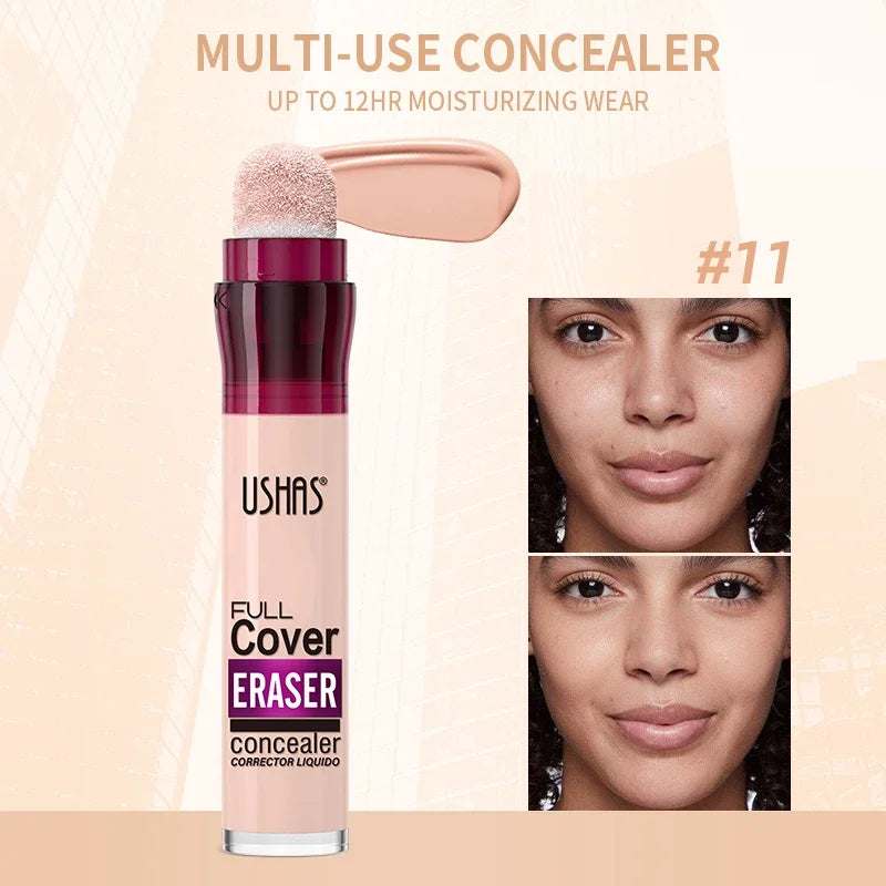 USHAS 12-Color Sponge Head Concealer
