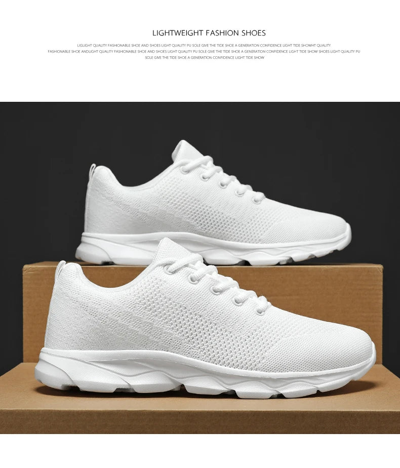 Men's Lightweight Breathable Casual Sneakers – Summer Running Shoes