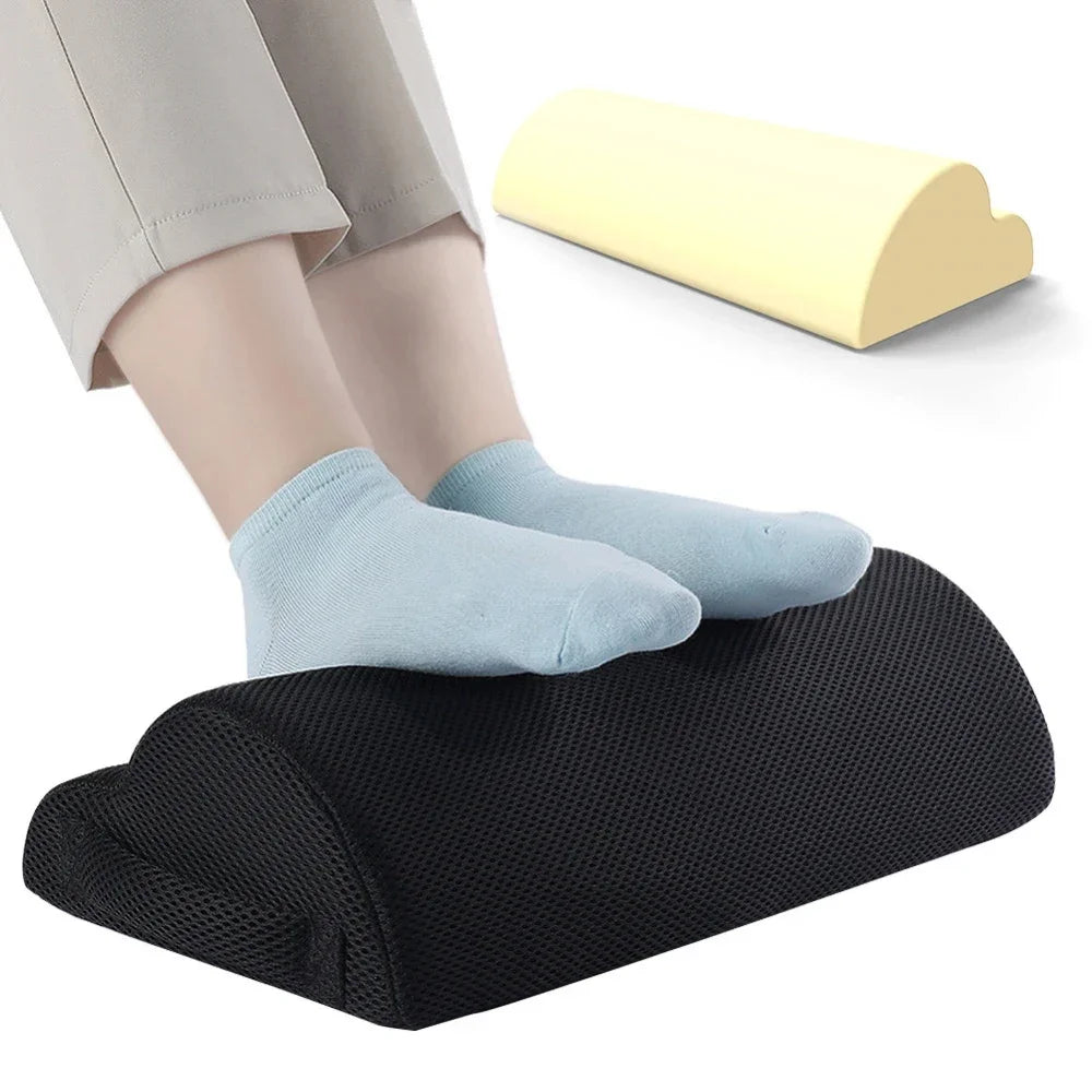 Ergonomic Under Desk Foot Rest with Memory Foam