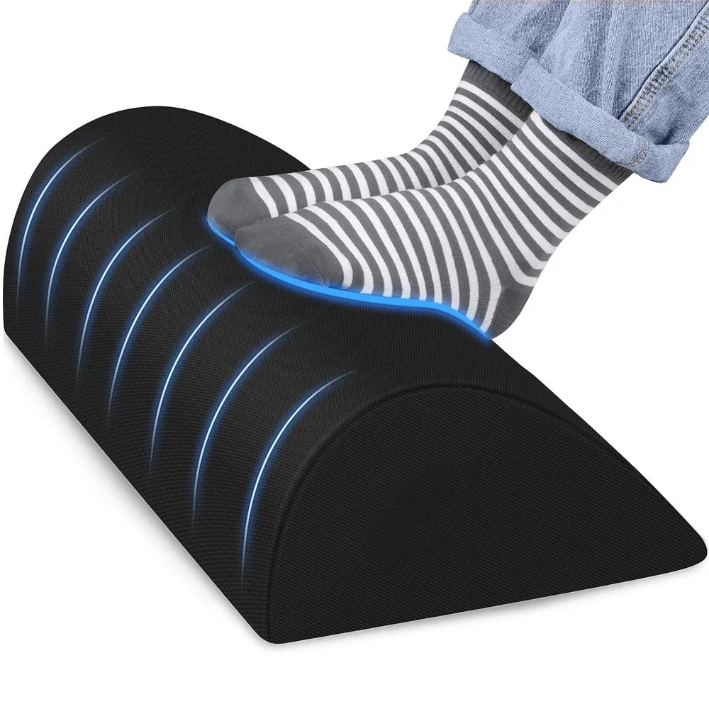 Ergonomic Under Desk Foot Rest with Memory Foam