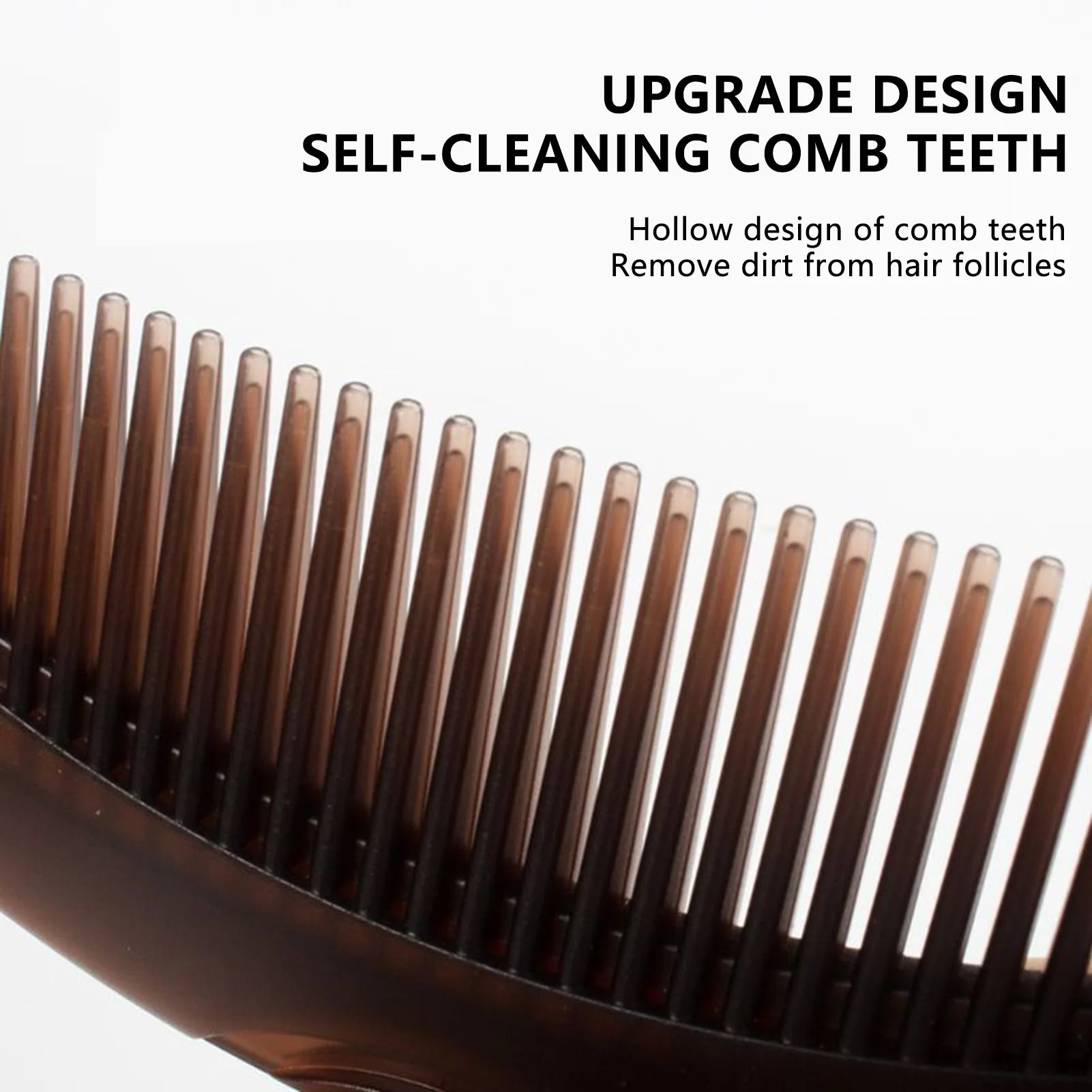 Self-Cleaning Anti-Static Dandruff Removal Scalp Comb