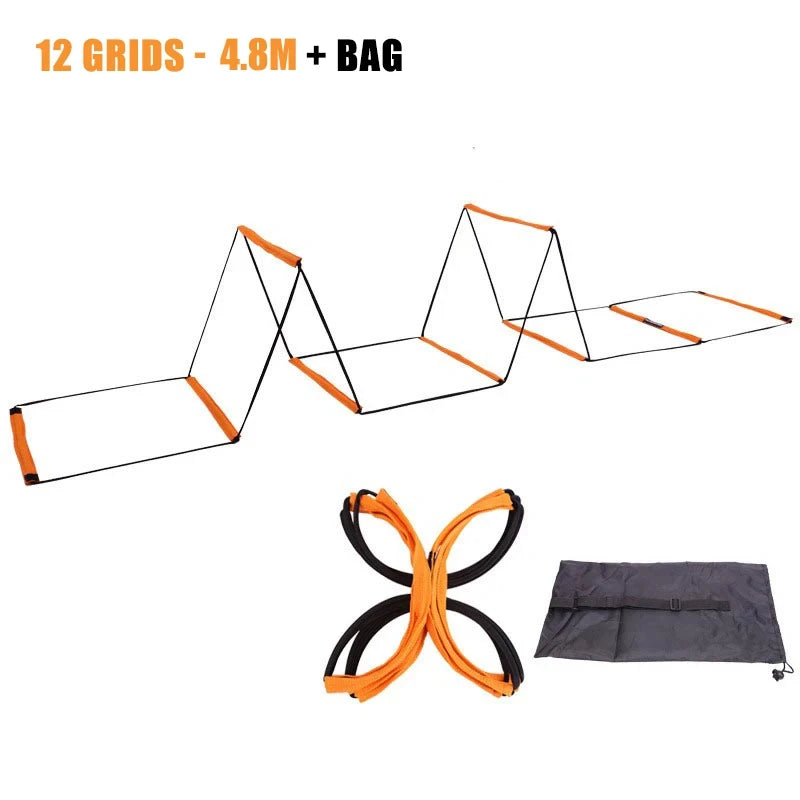 Dual-Purpose Soccer Training Jump Ladder – Agility & Speed Training