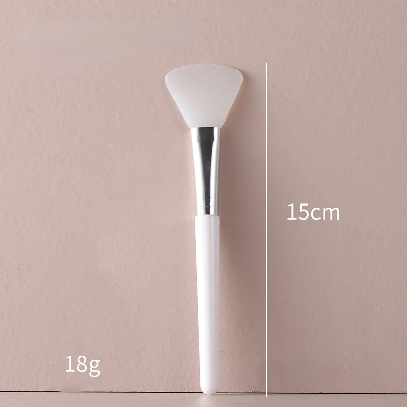 Silicone Facial Mask Brush Face Skin Care Tool Soft-headed DIY Mud Film Adjusting Brush Inclined Tail Apply Face Beauty Tools