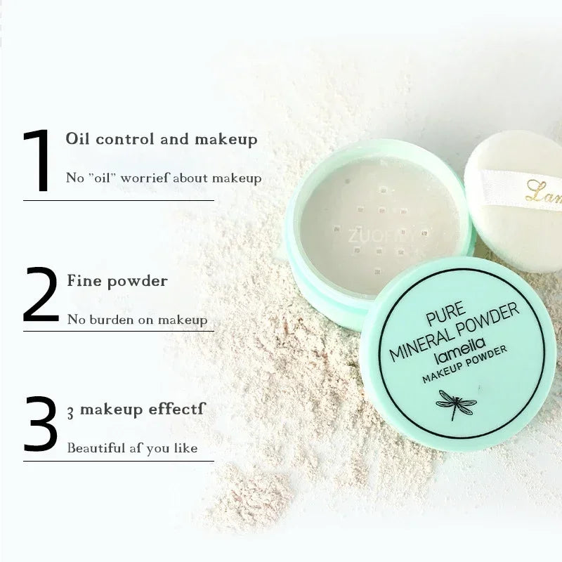Matte Translucent Loose Powder – Waterproof, Oil-Control & Long-Lasting