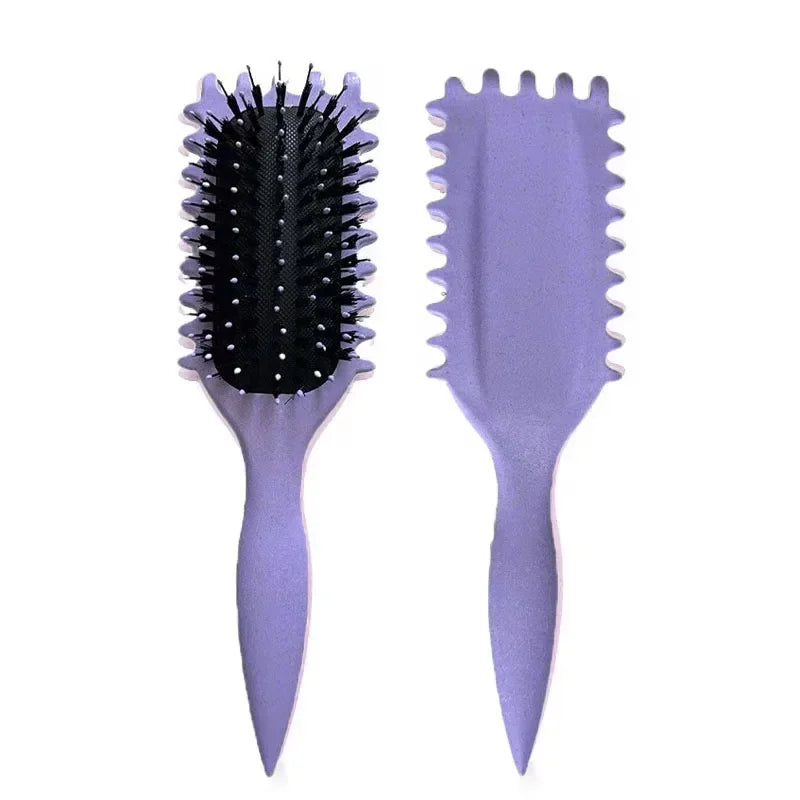 Multi-Functional Hollow Curly Hair Comb – Anti-Static & Scalp Massage