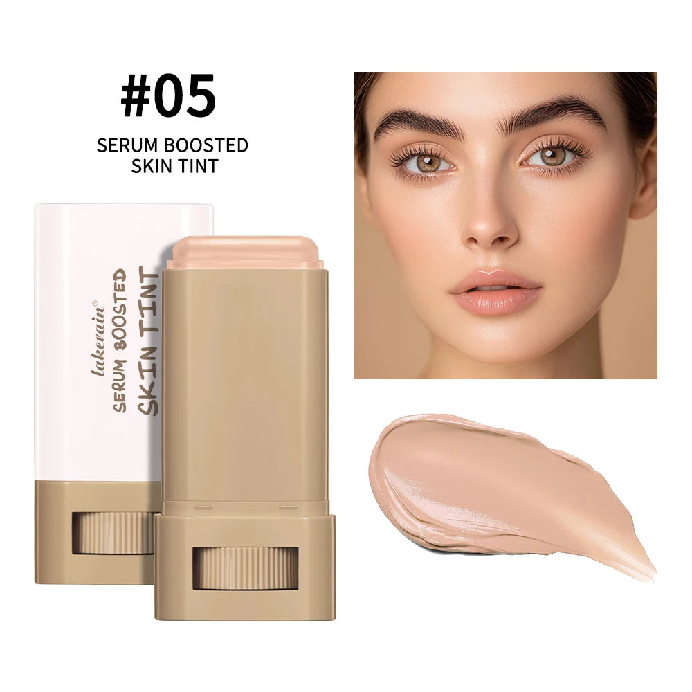 Stick Foundation Balm Serum - Boosted Skin Tint & High Coverage