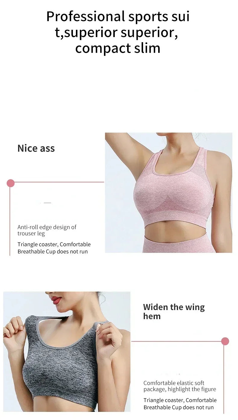 Women's Seamless Yoga Set – Gym Shorts, Sports Bra & Leggings