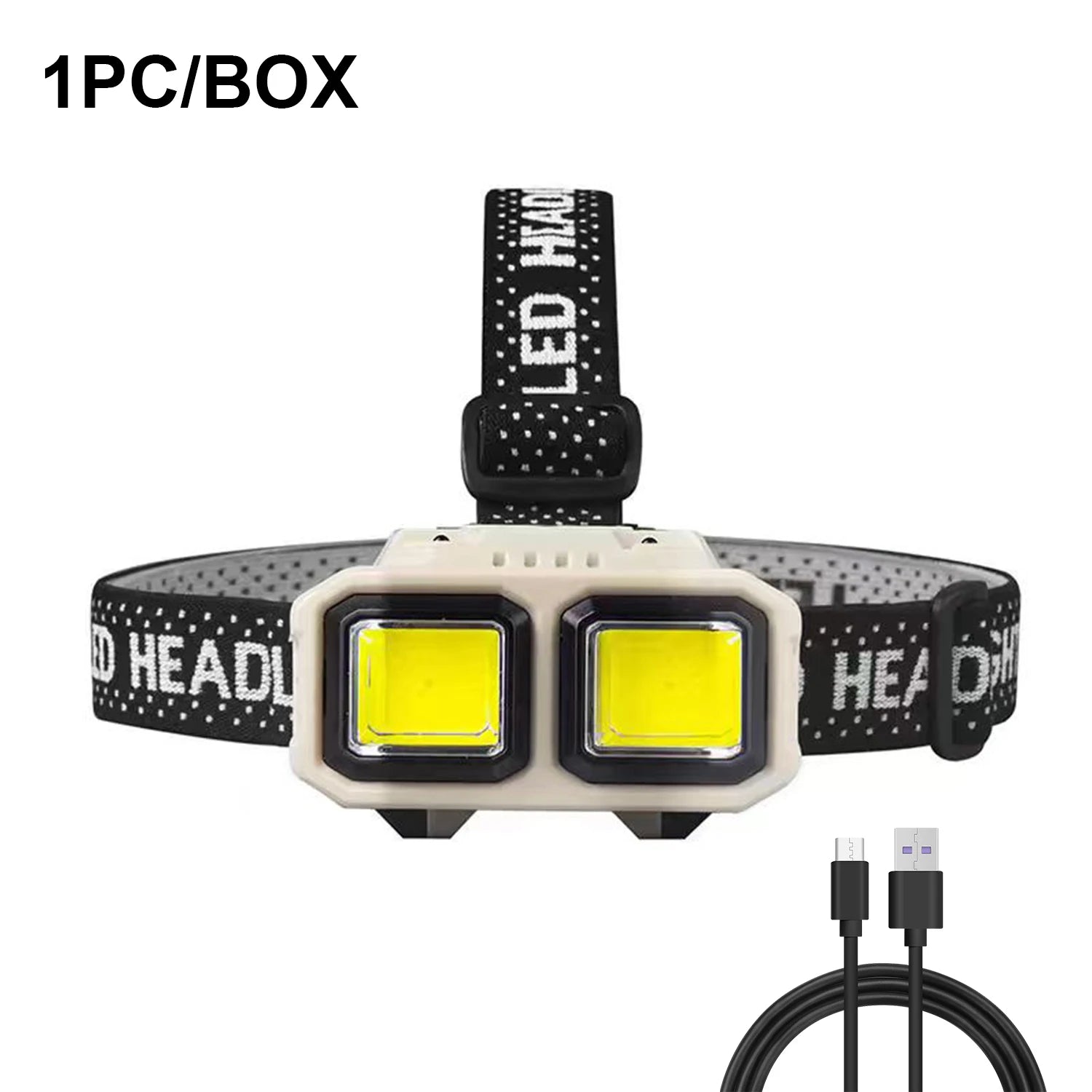 Fishing Rechargeable LED Headlamp: