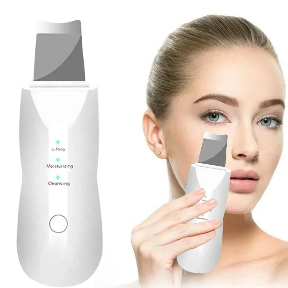 Ultrasonic Skin Scraper Pore Cleaning Machine: