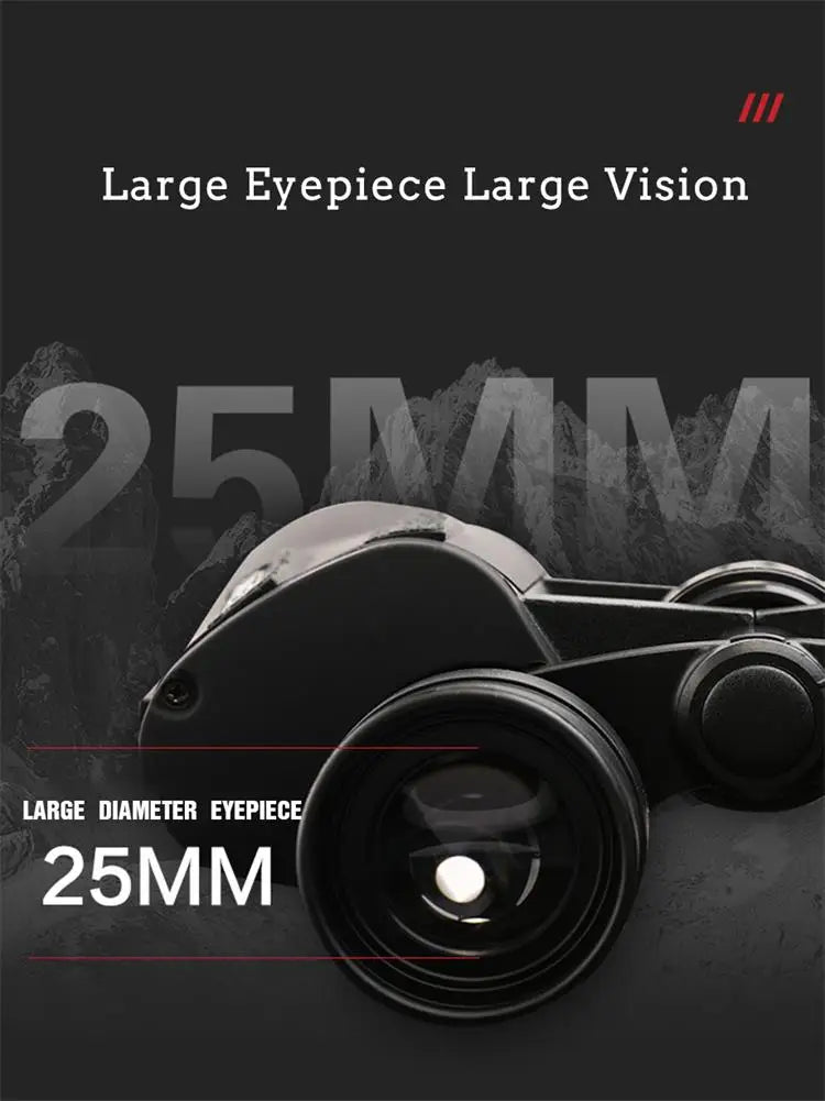 50000M German Military 20x50 Zoom Binoculars – HD BAK4 Prism Long Range Telescope for Outdoors