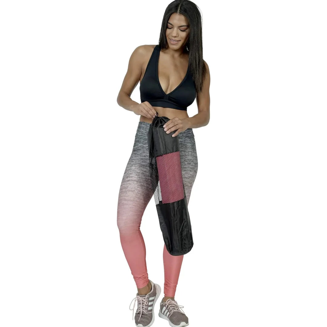 Portable Yoga Mat Bag – Breathable Mesh with Adjustable Straps
