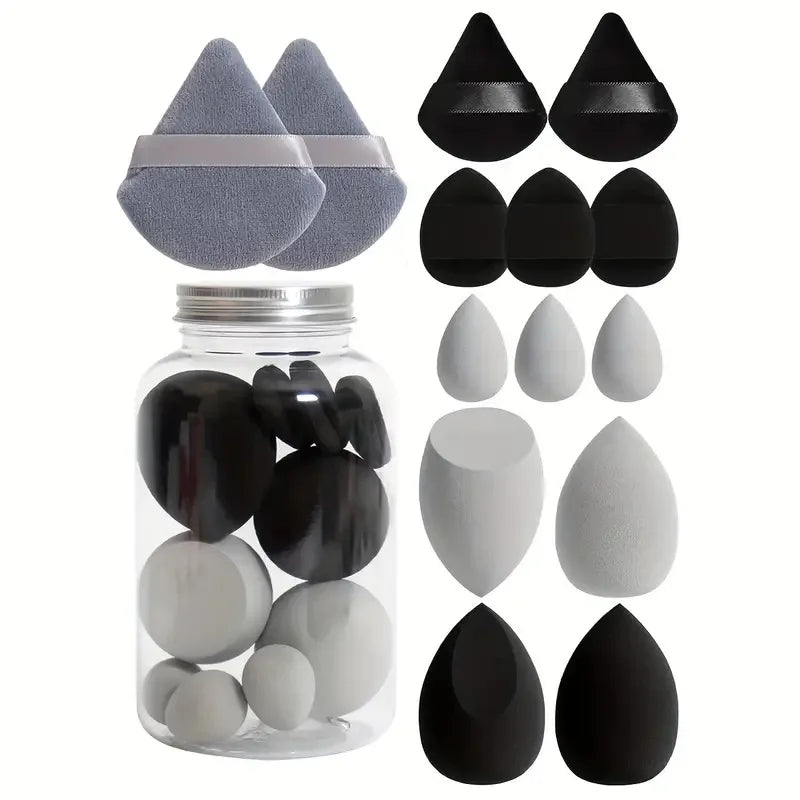 Flawless Makeup Made Easy with 12/14Pcs Makeup Sponge Set!