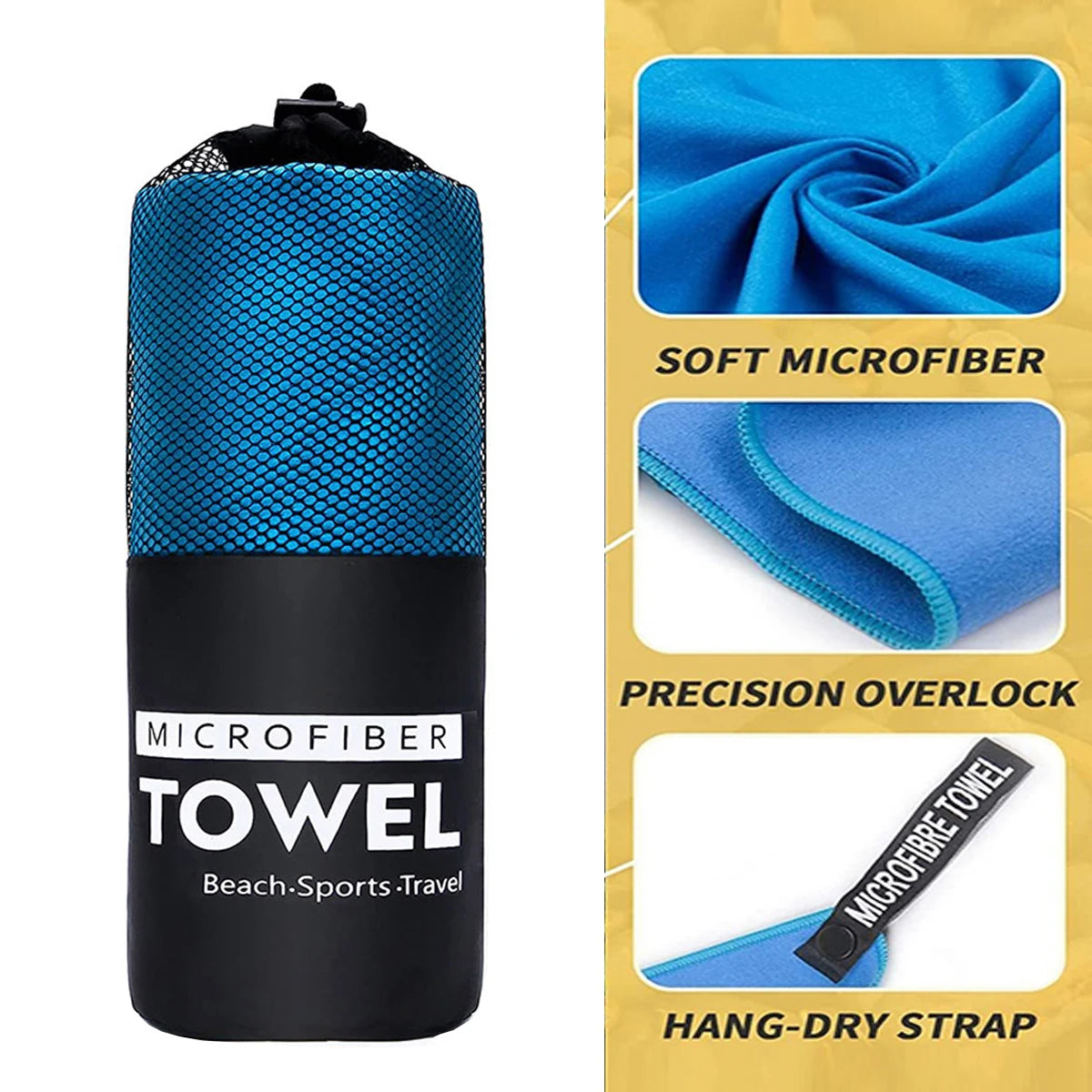 Quick-Dry Sports Towel – Lightweight & Absorbent Fitness Towel