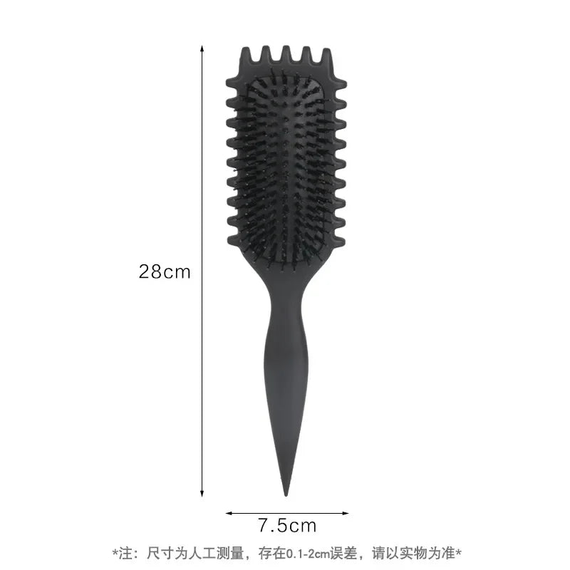 Multi-Functional Hollow Curly Hair Comb – Anti-Static & Scalp Massage