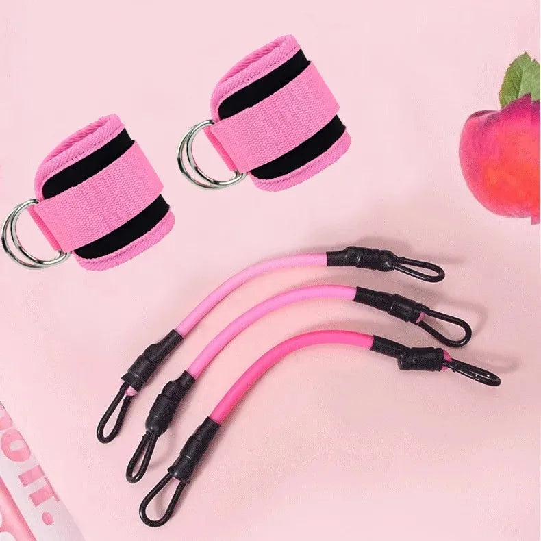 Booty Resistance Band with Ankle Straps