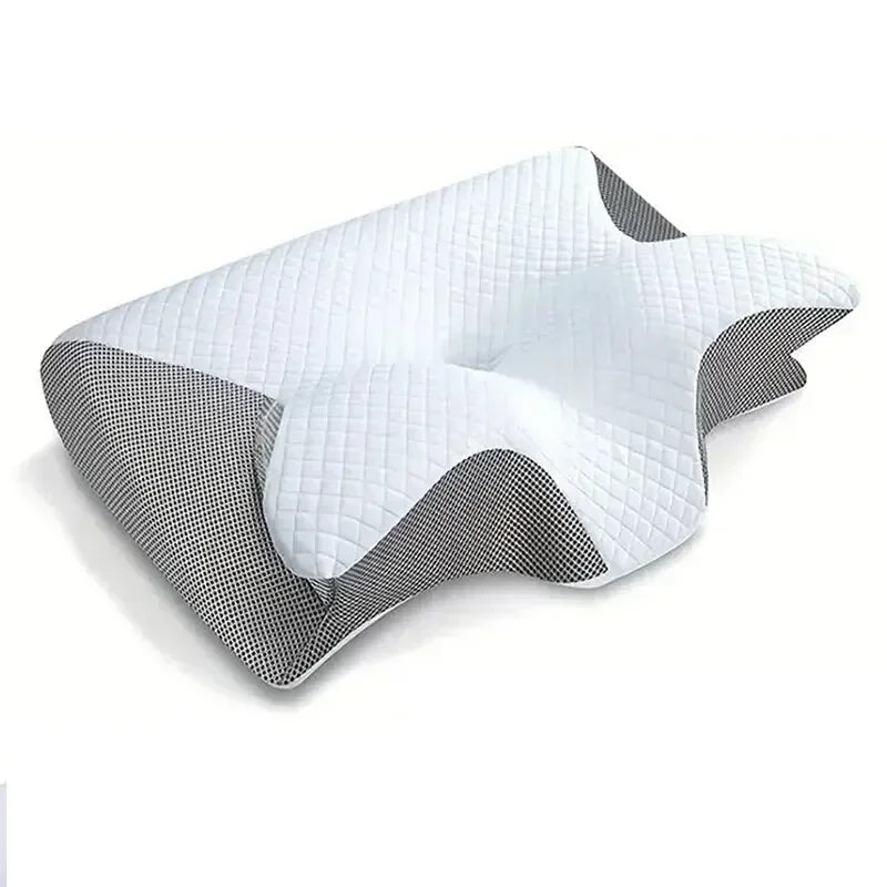 Butterfly-Shaped Memory Foam Pillow – Orthopedic Cervical Support