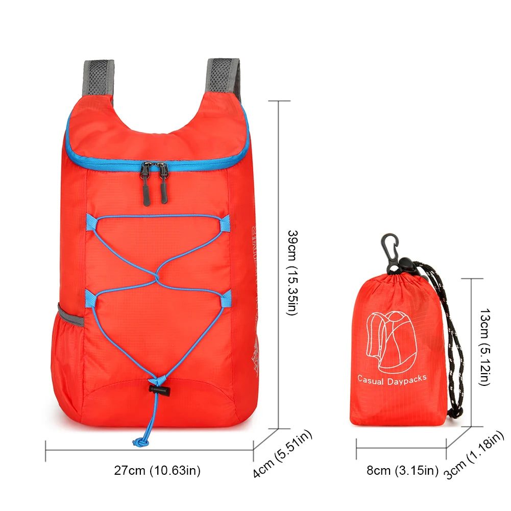 Ultra-Light Waterproof Foldable Backpack – 10L