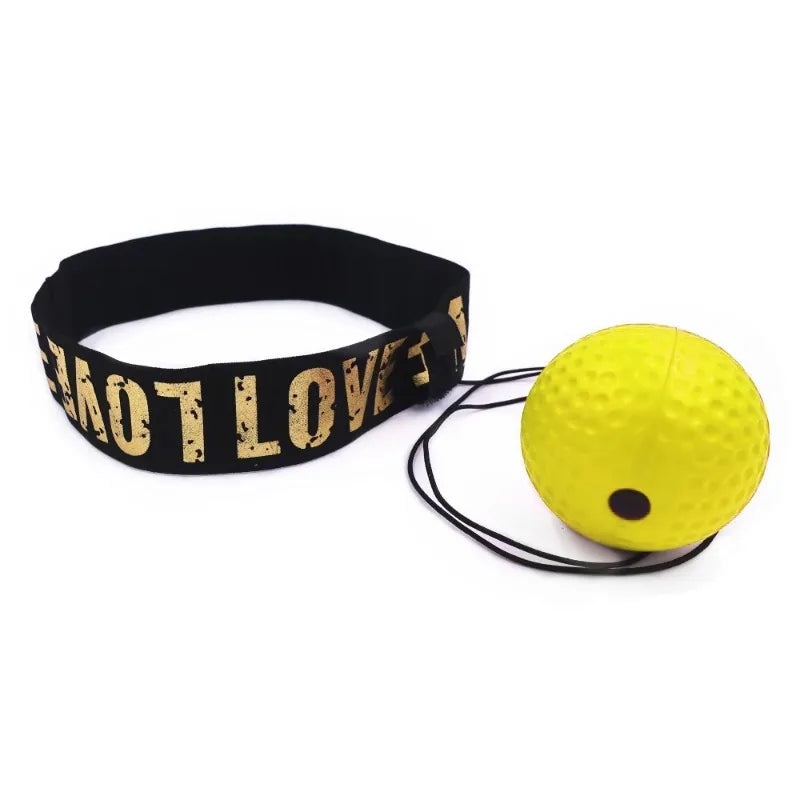 Head-Mounted Boxing Reflex Ball – Speed Punch Trainer