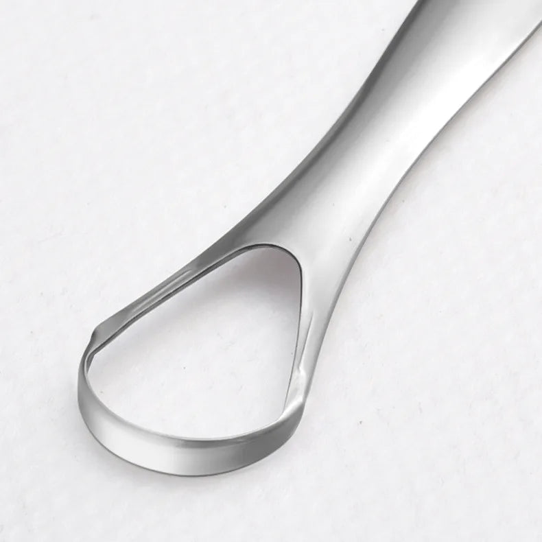 Stainless Steel Tongue Scraper – Fresh Breath Oral Hygiene Tool