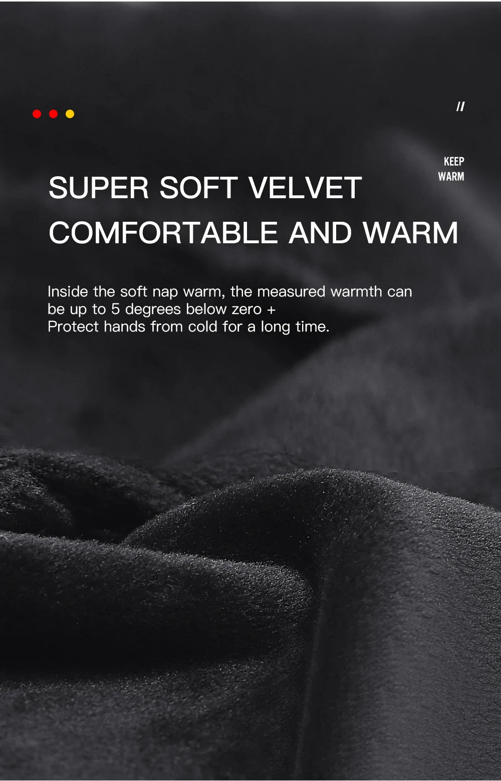 Winter Gloves Man Sports Bike Snow Bicycle Gloves Touchscreen Windstop Silicone Cycling Gloves Black Waterproof Bike Gloves