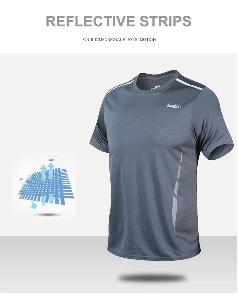 CHRLCK Men's Quick-Dry Running Set – Breathable Fitness Suit