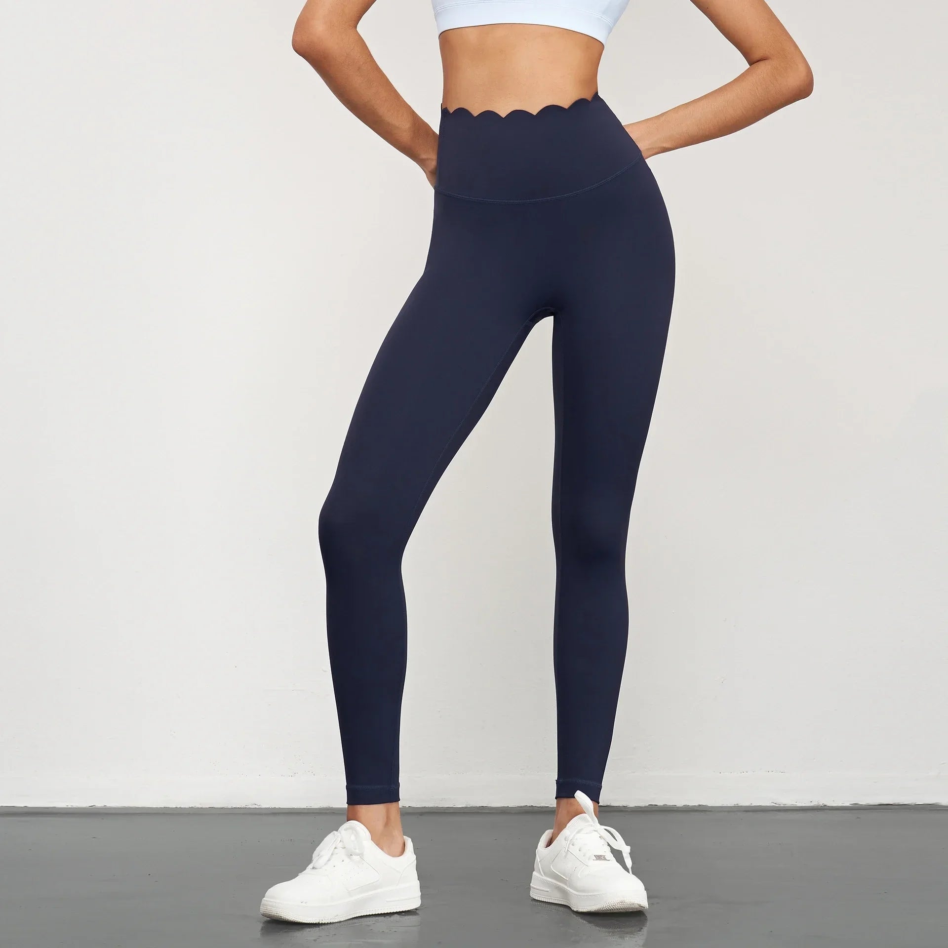 Women's Seamless Lycra Workout Set – Sports Bra, Leggings & Skirt