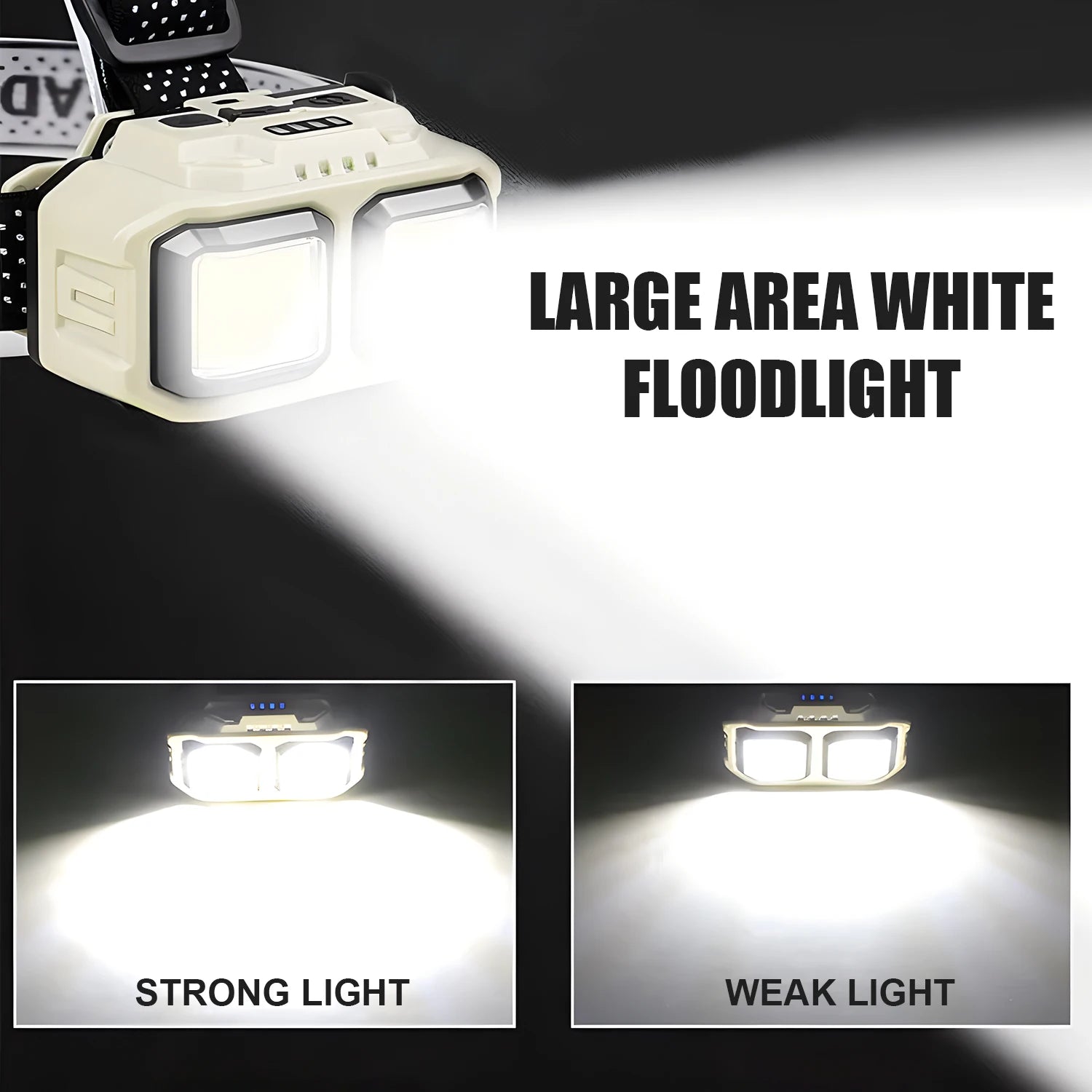 Fishing Rechargeable LED Headlamp: