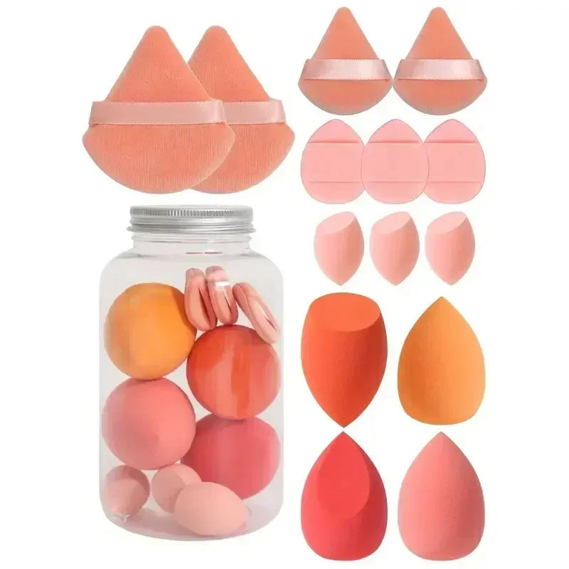 Flawless Makeup Made Easy with 12/14Pcs Makeup Sponge Set!