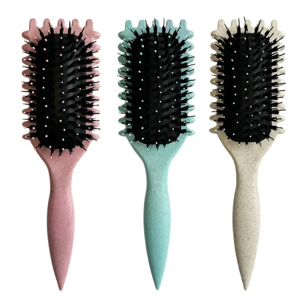 Multi-Functional Hollow Curly Hair Comb – Anti-Static & Scalp Massage