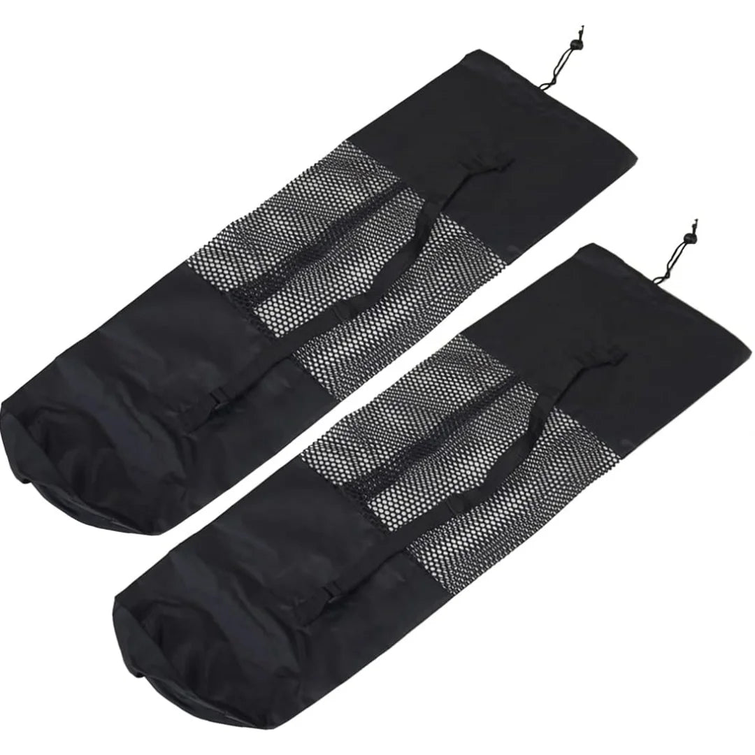 Portable Yoga Mat Bag – Breathable Mesh with Adjustable Straps