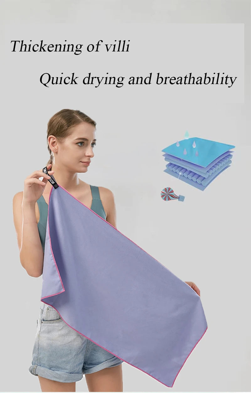 Quick-Dry Sports Towel – Lightweight & Absorbent Fitness Towel