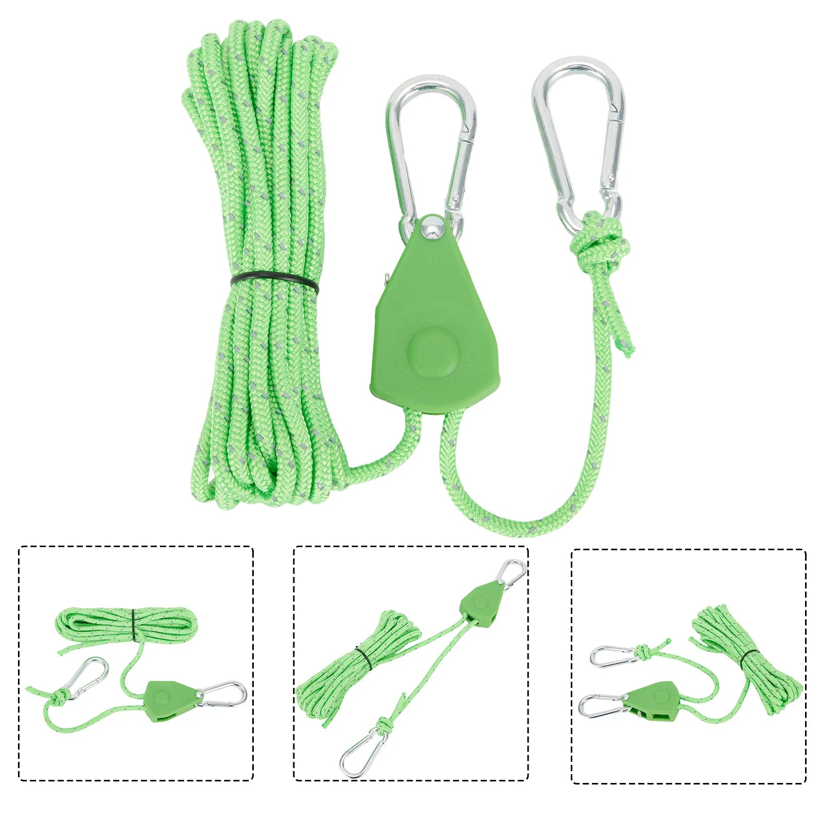 1pc 4M Camping Rope – Quick Setup Adjustable Guy Lines for Tent & Outdoor Gear