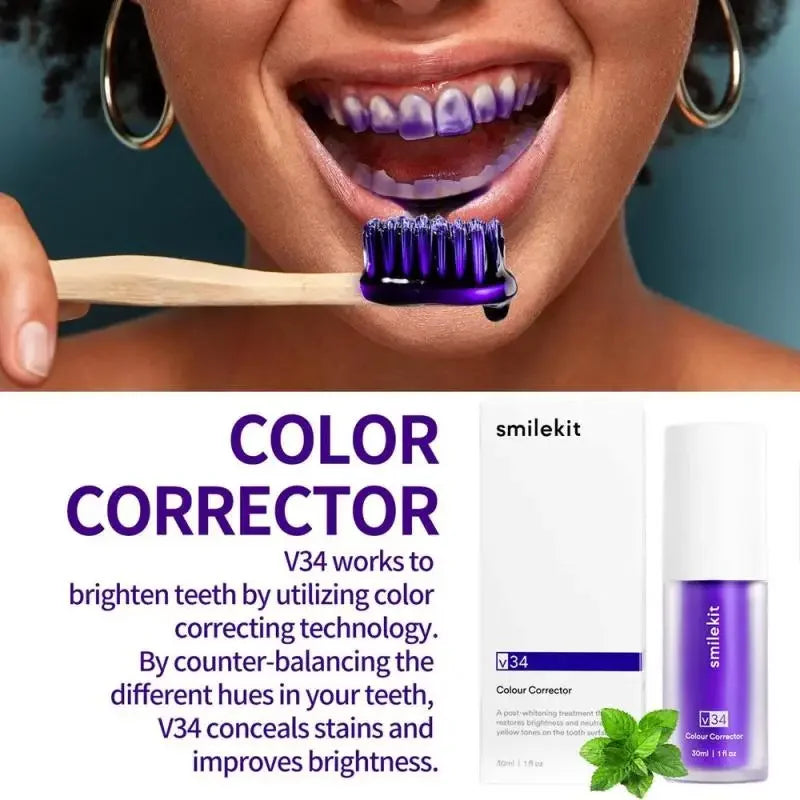 V34 SmileKit Purple Toothpaste