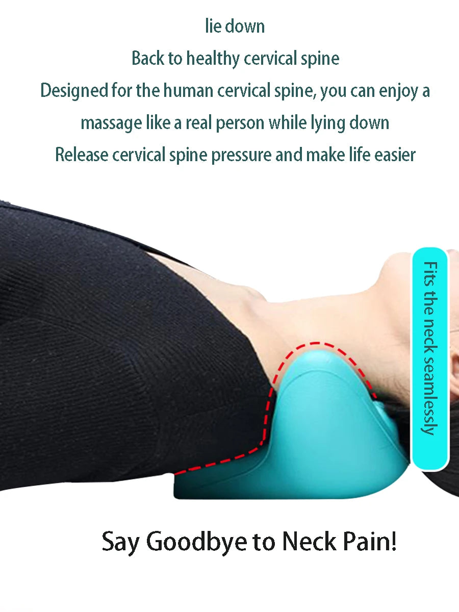 Neck & Shoulder Stretcher – Cervical Traction & Spine Alignment Pillow