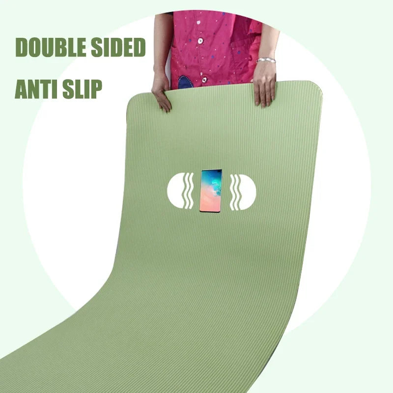 15MM Thick Non-Slip Yoga Mat – High-Density Fitness Support