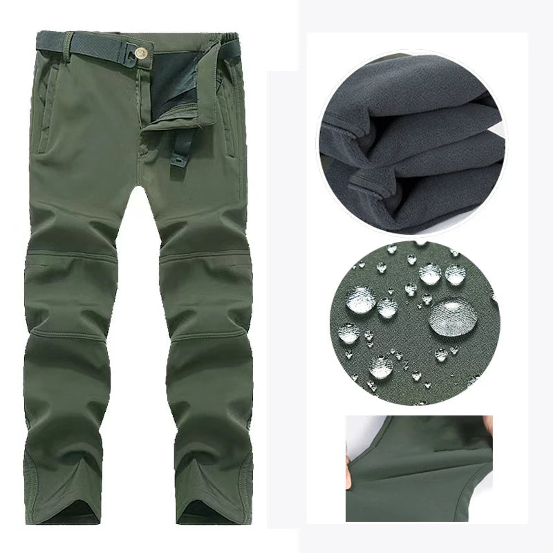 Men's Softshell Tactical Waterproof Jacket & Pants Set